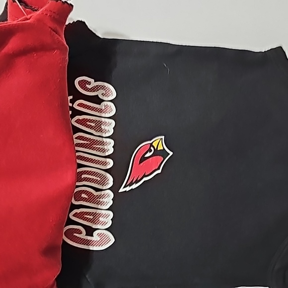 0-3m NFL AZ Cardinals 3 Piece Onesie Set - Picture 4 of 10
